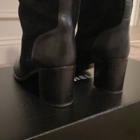 Chanel Leather & Suede Riding Boots Retail Price $1,550 - Picture 7 of 11